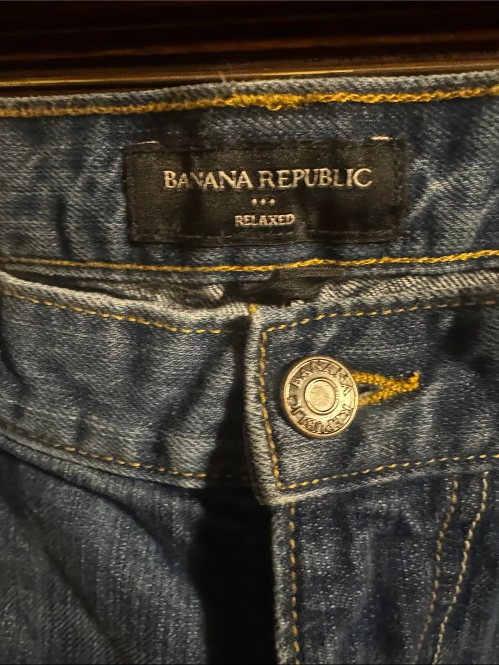 Banana Republic Men's Blue Straight Jeans 34/32